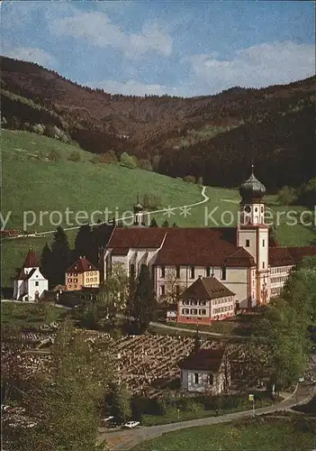 Muenstertal Schwarzwald Pfarrkirche St. Trudpert Kat. Muenstertal