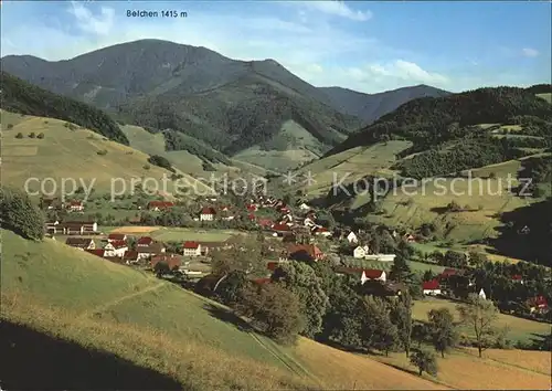 Muenstertal Schwarzwald Belchen  Kat. Muenstertal