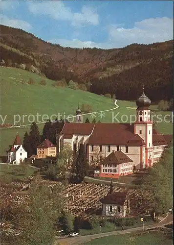 Muenstertal Schwarzwald Pfarrkirche St. Trudpert Kat. Muenstertal