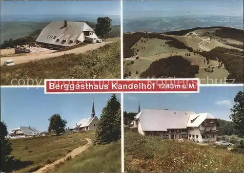 St Peter Schwarzwald Berggasthaus Kandelhof  Kat. St. Peter