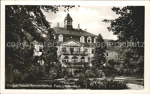 Berggiesshuebel Paul Linde Haus Kat. Bad Gottleuba Berggiesshuebel