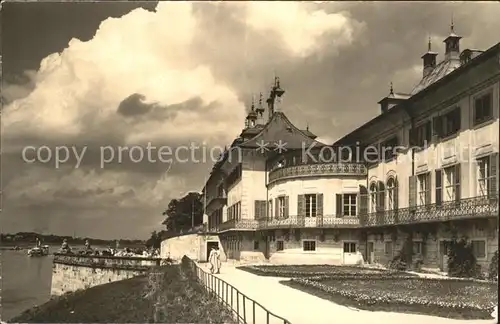 Pillnitz Schloss Wasser Palais Kat. Dresden