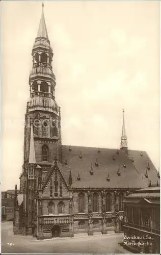 Zwickau Sachsen Marienkirche Kat. Zwickau