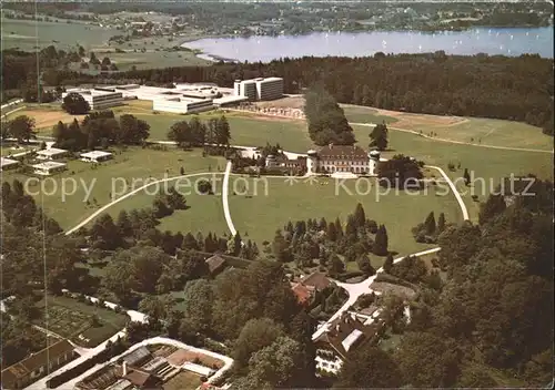 Bernried Starnberger See Fliegeraufnahme Klinik Hoehenried  Kat. Bernried