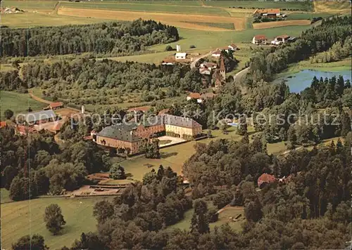 Weitramsdorf Fliegeraufnahme Wildpark Schloss Tambach Barockschloss Kat. Weitramsdorf