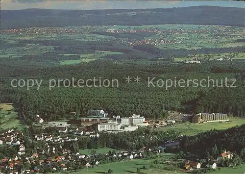 Langensteinbach Karlsbad Fliegeraufnahme Rehabilitations Krankenhaus  Kat. Karlsbad