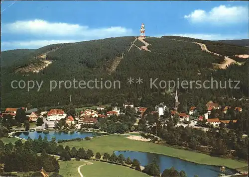 Hahnenklee Bockswiese Harz Fliegeraufnahme Ort  Kat. Goslar