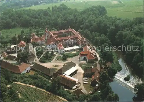 Ostritz Fliegeraufnahme Zisterzienserinnenabtei Klosterstift St. Marienthal Kat. Ostritz