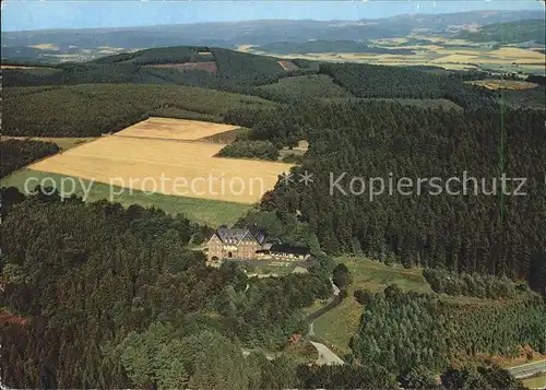 Dahle Altena Fliegeraufnahme Hotel Kohlberghaus Kat. Altena