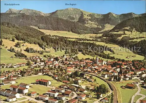 Oberstaufen Fliegeraufnahme Rindalphorn Hochgrat Kat. Oberstaufen