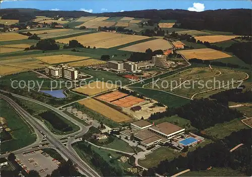 Horn Bad Meinberg Fliegeraufnahme Bewegungszentrum Kliniken  Kat. Horn Bad Meinberg