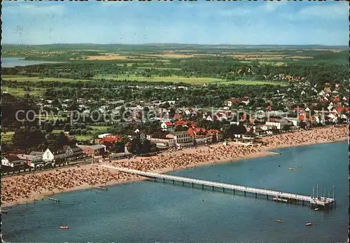 Niendorf Ostseebad Fliegeraufnahme Strand Ort Kat. Timmendorfer Strand