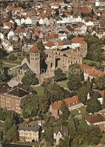 Bad Hersfeld Fliegeraufnahme Rhoen Stiftsruine Kat. Bad Hersfeld