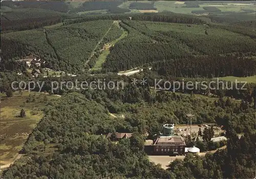 Winterberg Hochsauerland Kahler Asten Astenturm Fliegeraufnahme Kat. Winterberg