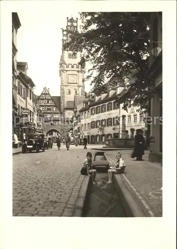 Freiburg Breisgau Martinstor Kinder  Kat. Freiburg im Breisgau