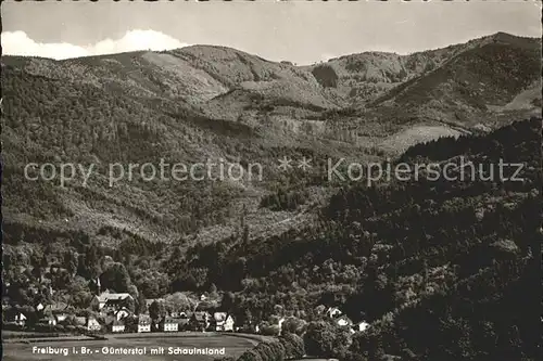 Freiburg Breisgau Guenterstal Schauinsland Kat. Freiburg im Breisgau