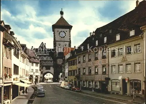 Freiburg Breisgau Oberlinden Schwabentor Kat. Freiburg im Breisgau
