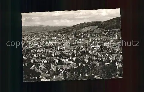 Freiburg Breisgau Teilansicht Kat. Freiburg im Breisgau