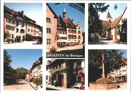 Staufen Breisgau Teilansichten  Kat. Staufen im Breisgau