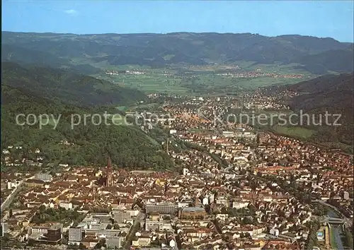 Freiburg Breisgau Fliegeraufnahme Kat. Freiburg im Breisgau