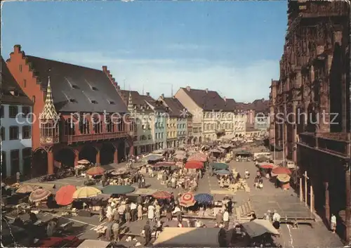 Freiburg Breisgau Zwischen Muenster Histor. Kaufhaus Kat. Freiburg im Breisgau