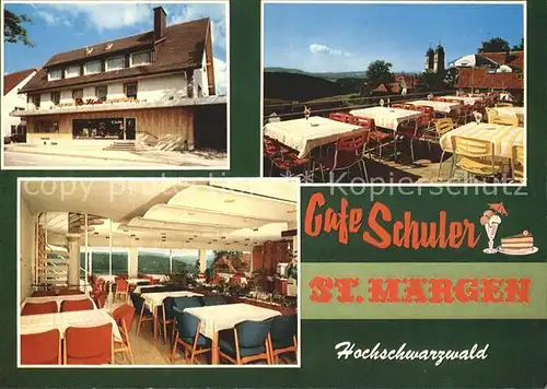 St Maergen Cafe Konditorei Schuler  Kat. St. Maergen