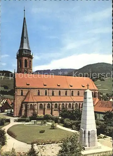 Kappelrodeck St. Nikolaus Kirche Denkmal  Kat. Kappelrodeck