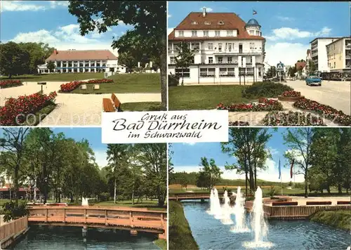 Bad Duerrheim Springbrunnen Teilansichten Kat. Bad Duerrheim