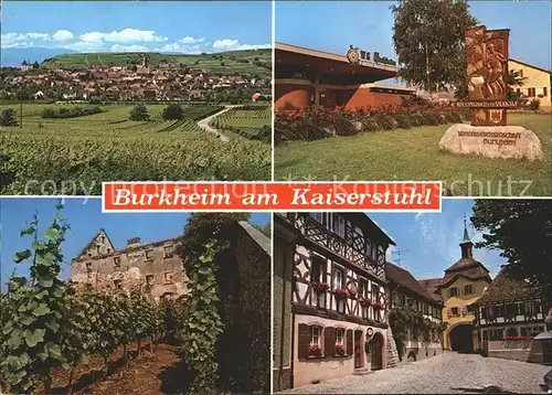 Burkheim Kaiserstuhl Winzergenossenschaft Strassenansicht  Kat. Vogtsburg im Kaiserstuhl
