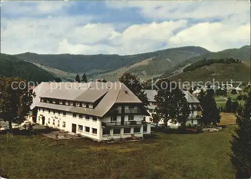 Bernau Schwarzwald Gasthof Pension Roessle Kat. Bernau im Schwarzwald