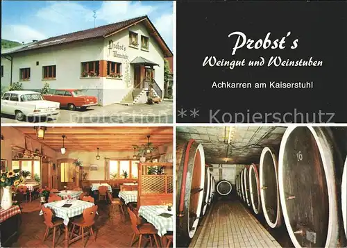 Achkarren Probt s Weinstube  Kat. Vogtsburg im Kaiserstuhl