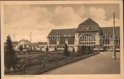 Darmstadt Hauptbahnhof Kat. Darmstadt