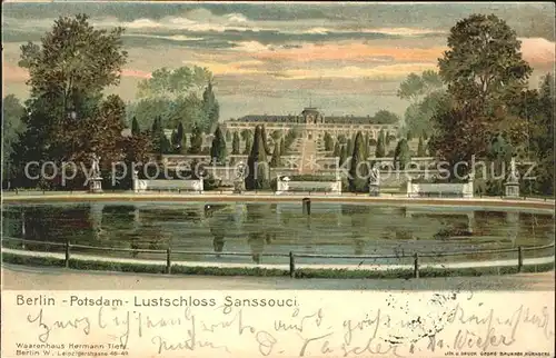 Berlin Potsdam Lustschloss Sanssouci Kat. Berlin