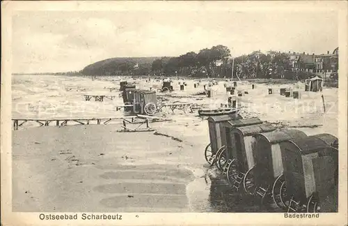 Scharbeutz Ostseebad Badestrand Kat. Scharbeutz