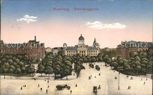 Hamburg Sievekingplatz Kat. Hamburg