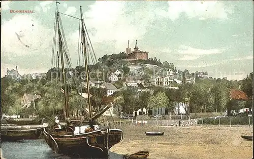 Blankenese Segelboot Kat. Hamburg