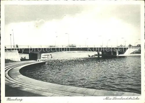 Hamburg Neue Lombardsbruecke Kat. Hamburg