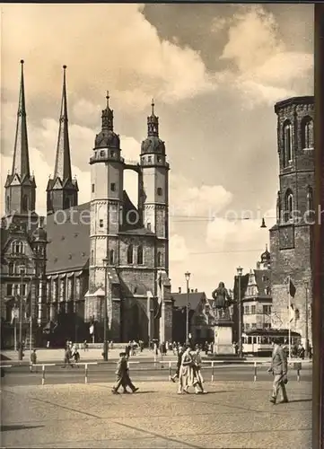 Halle Saale Marktplatz Kat. Halle