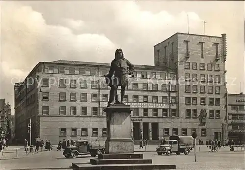 Halle Saale Ratshof Haendeldenkmal  Kat. Halle