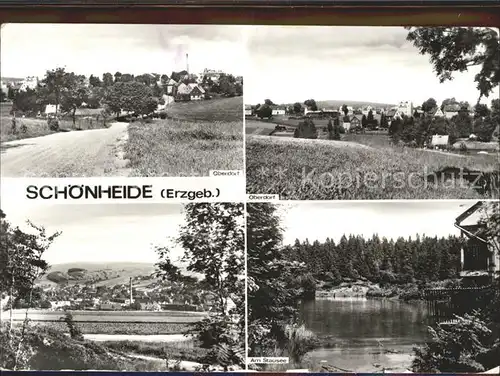 Schoenheide Erzgebirge Oberdorf Stausee  Kat. Schoenheide Erzgebirge