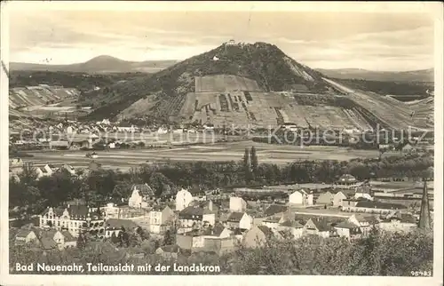 Bad Neuenahr Ahrweiler Teilansicht mit Burg Landskron Kat. Bad Neuenahr Ahrweiler