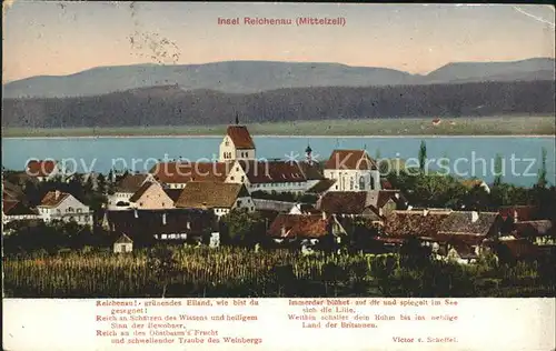 Insel Reichenau Panorama Kat. Reichenau Bodensee