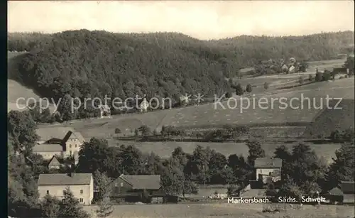 Markersbach Teilansicht Kat. Markersbach