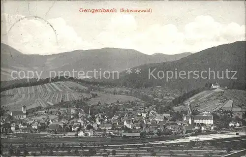 Gengenbach Totalansicht Kat. Gengenbach Schwarzwald