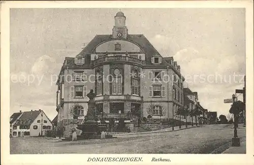 Donaueschingen Rathaus Kat. Donaueschingen