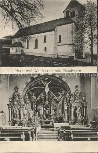 Hondingen Pfarr und Wallfahrtskirche Inneres Kat. Blumberg
