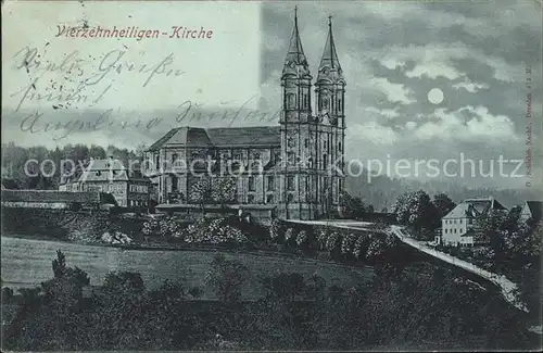 Vierzehnheiligen Wallfahrtskirche Kat. Bad Staffelstein