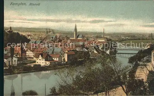 Kempten Allgaeu Altstadtblick Kat. Kempten (Allgaeu)