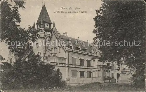 Gondelsheim Baden Graefl Douglassches Schloss Kat. Gondelsheim