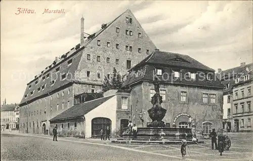 Zittau Marstall Brunnen Kat. Zittau